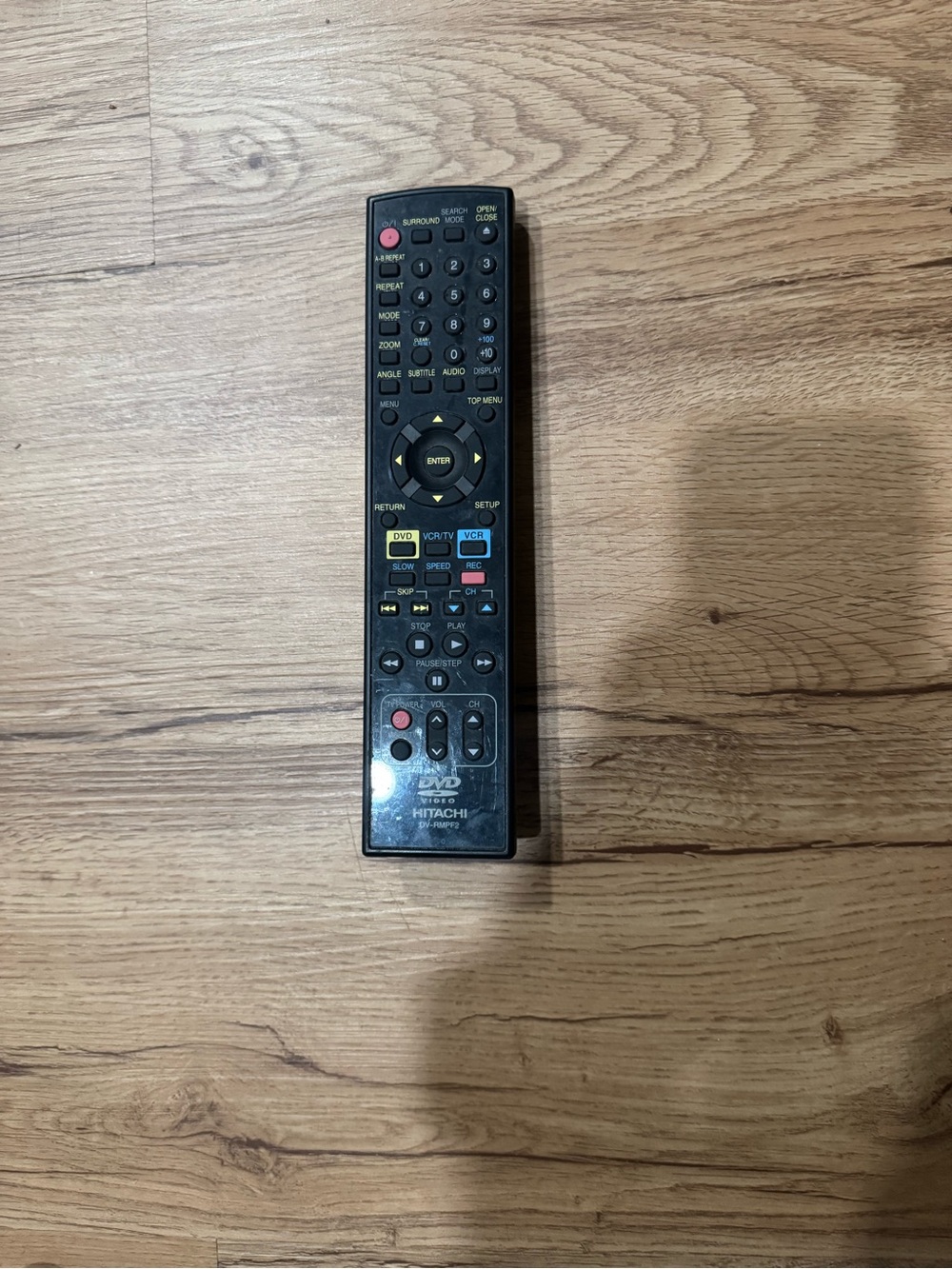 Hitachi Black DVD Remote Control - Replacement Remote